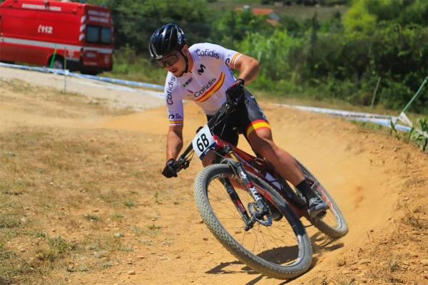 Hugo Franco, el mejor Junior de la selección española en el Campeonato de Europa de XCO 2023