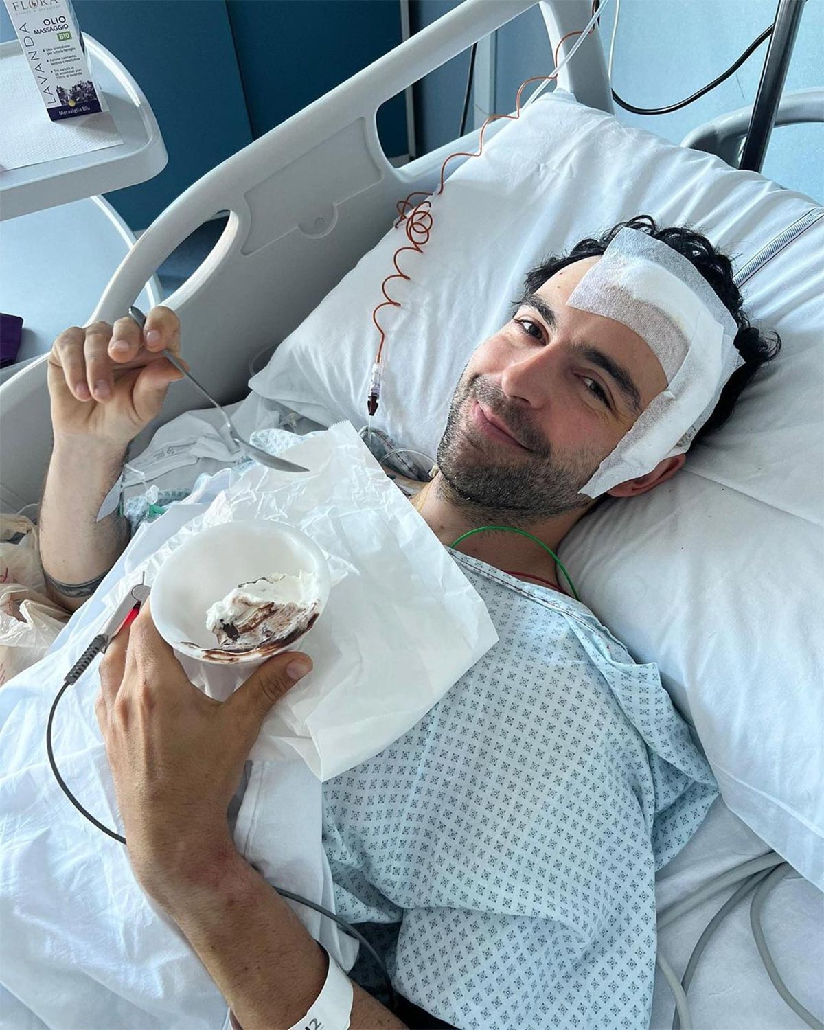 Iago Garay, operado de urgencia (tres veces) por un aneurisma cerebral