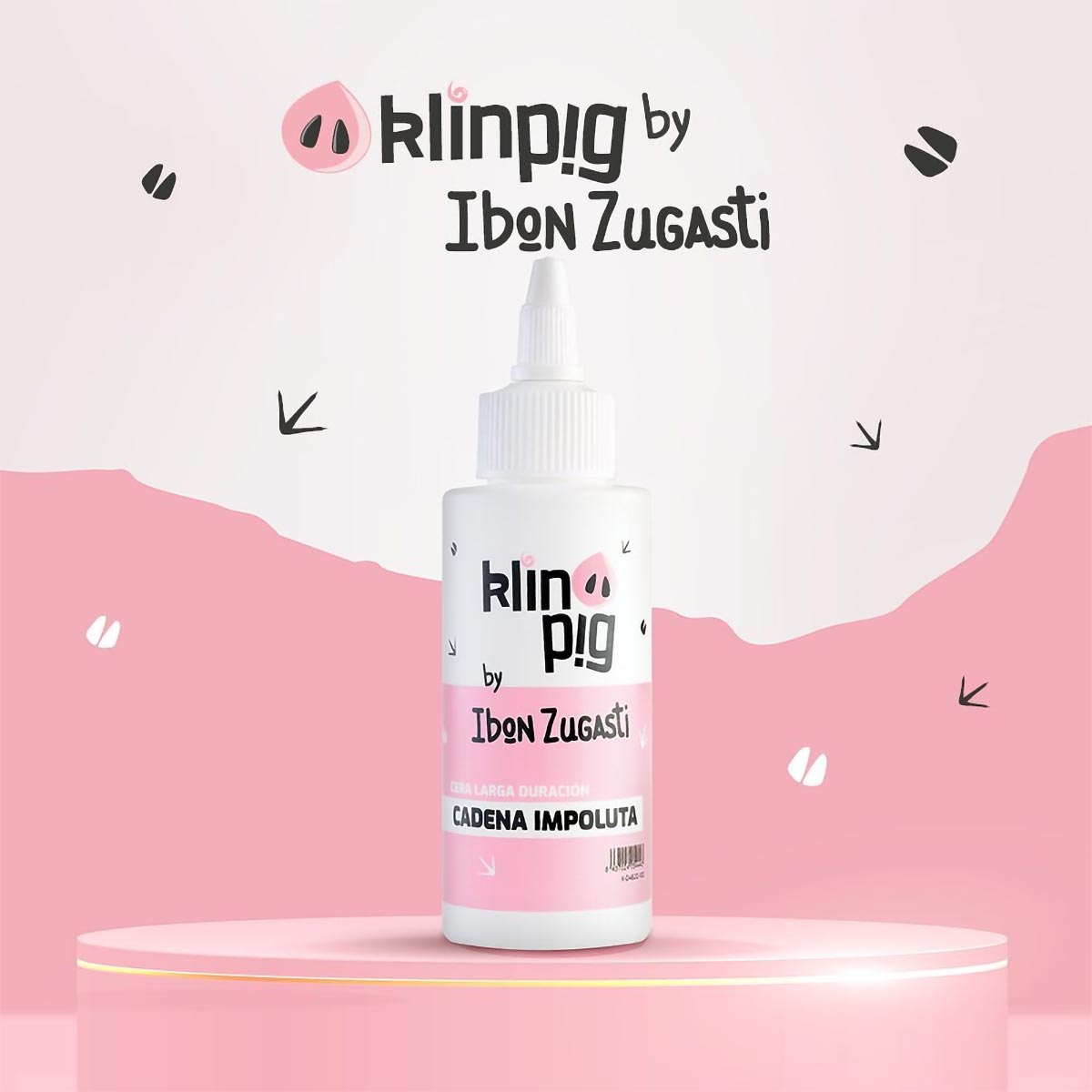 Klinpig presenta la cera lubricante 'Cadena Impoluta by Ibon Zugasti', formulada para lubricar sin ensuciar