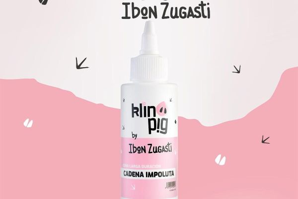 Klinpig presenta la cera lubricante 'Cadena Impoluta by Ibon Zugasti', formulada para lubricar sin ensuciar