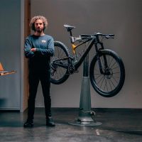 El montaje de la Scott Spark RC World Cup de Nino Schurter que conmemora sus diez títulos mundiales