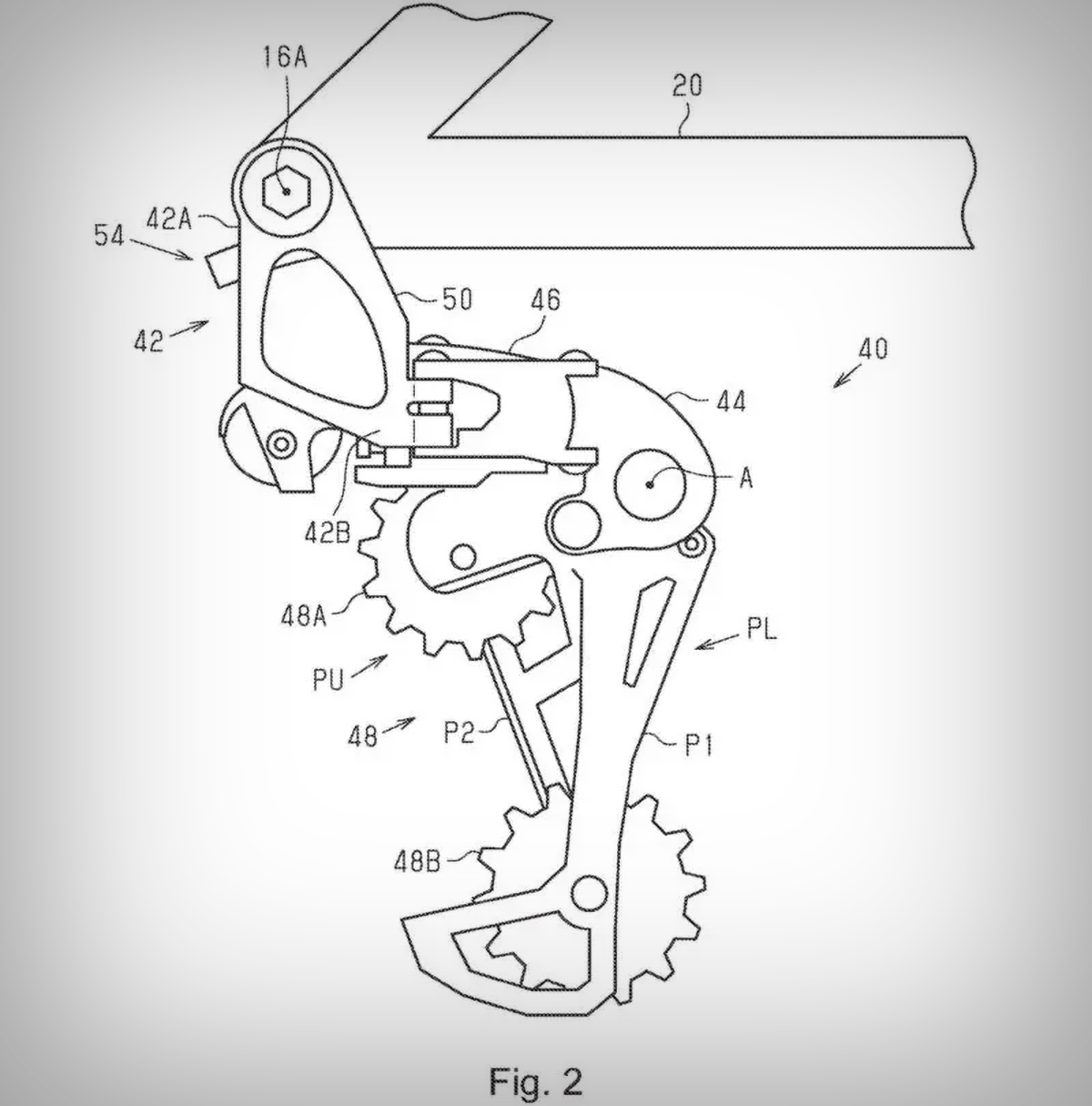 Una patente de Shimano muestra un nuevo cambio trasero (electrónico e inalámbrico) de anclaje directo al cuadro