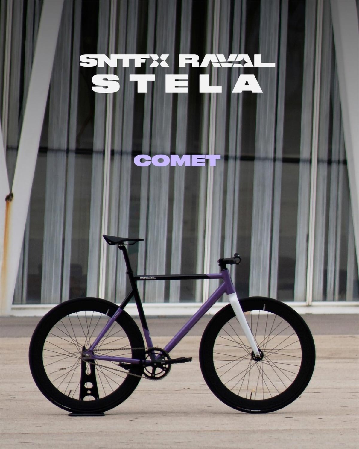 Santafixie presenta la Raval Stela, una edición su bici Fixie con colores inspirados en asteroides, meteoritos y cometas