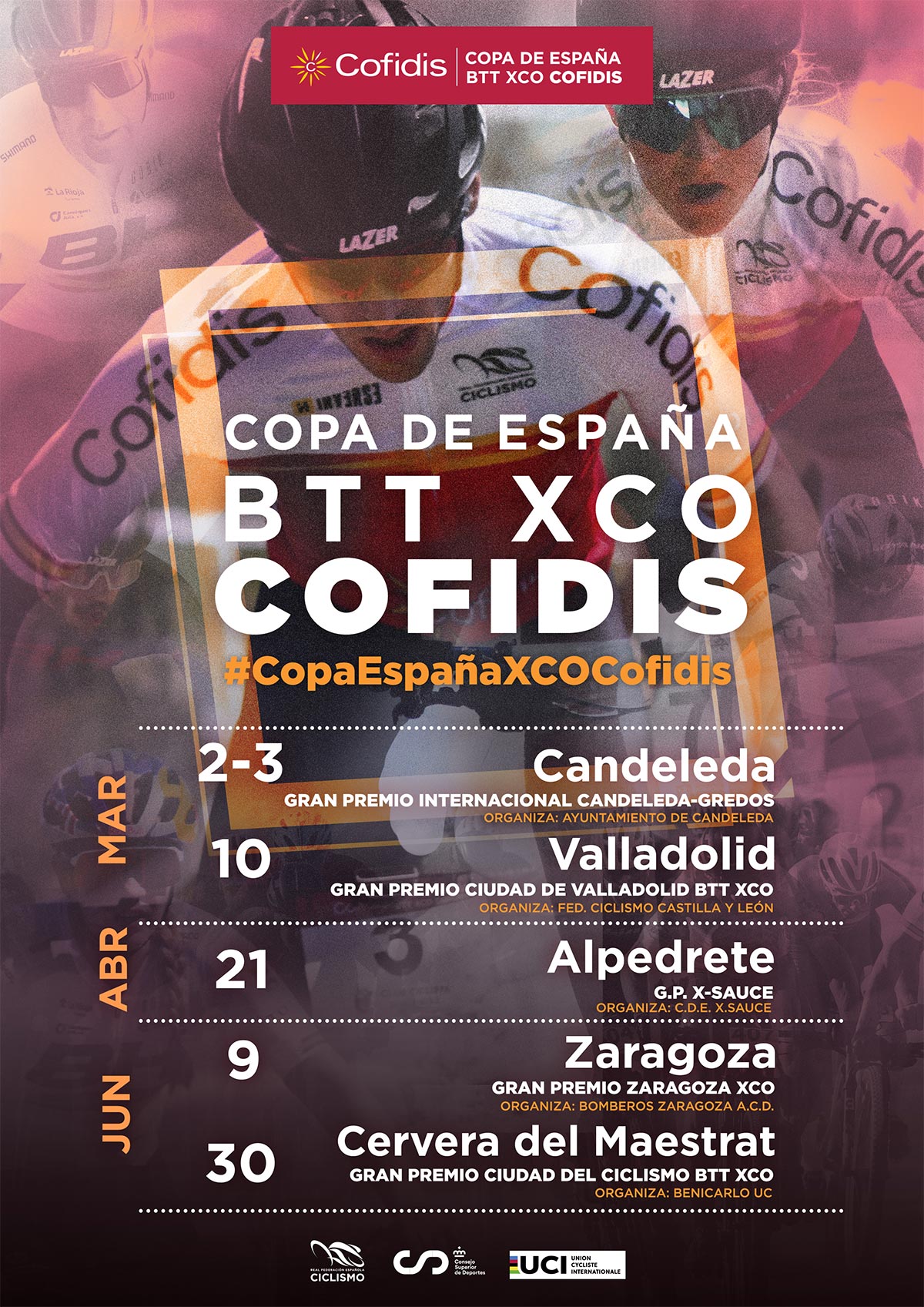 La Copa de España XCO Cofidis 2024, al detalle