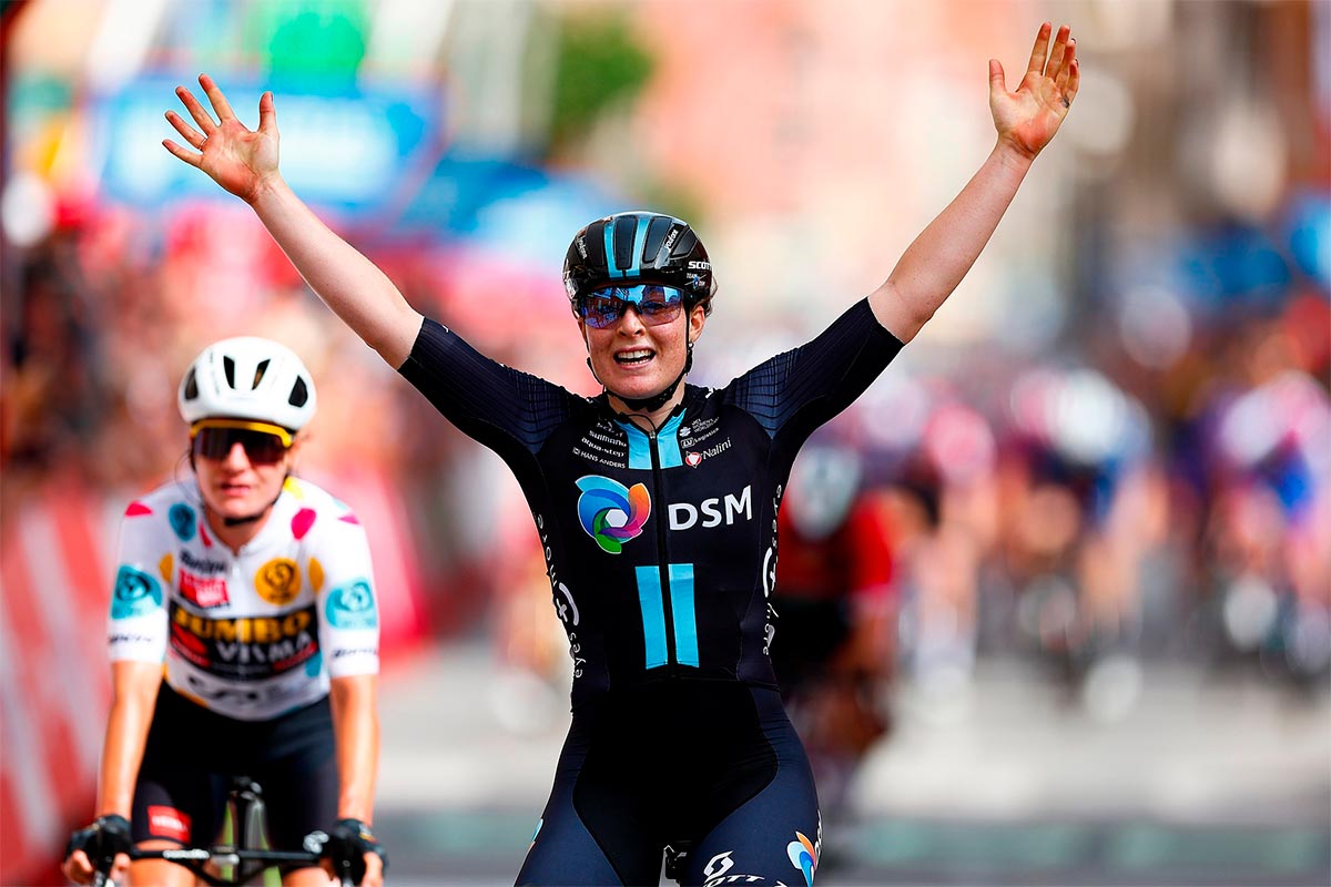 La Vuelta Femenina 2023: victoria para Charlotte Kool en la segunda etapa y maillot rojo para Marianne Vos