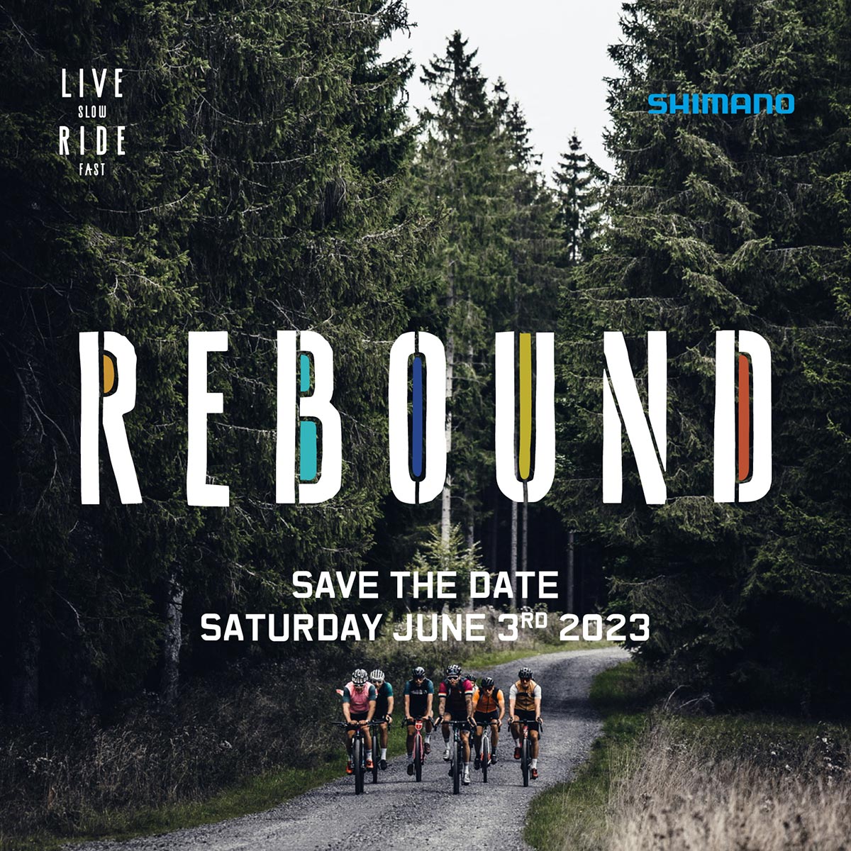Shimano y Live Slow Ride Fast (LSRF) se asocian para el Rebound 2023, el mayor evento gravel del mundo