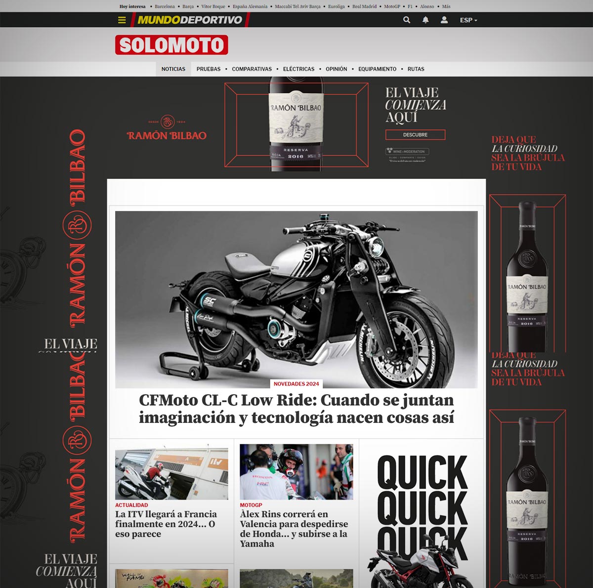 Solo Bici se despide de su sitio web para convertirse en una sección del diario Mundo Deportivo