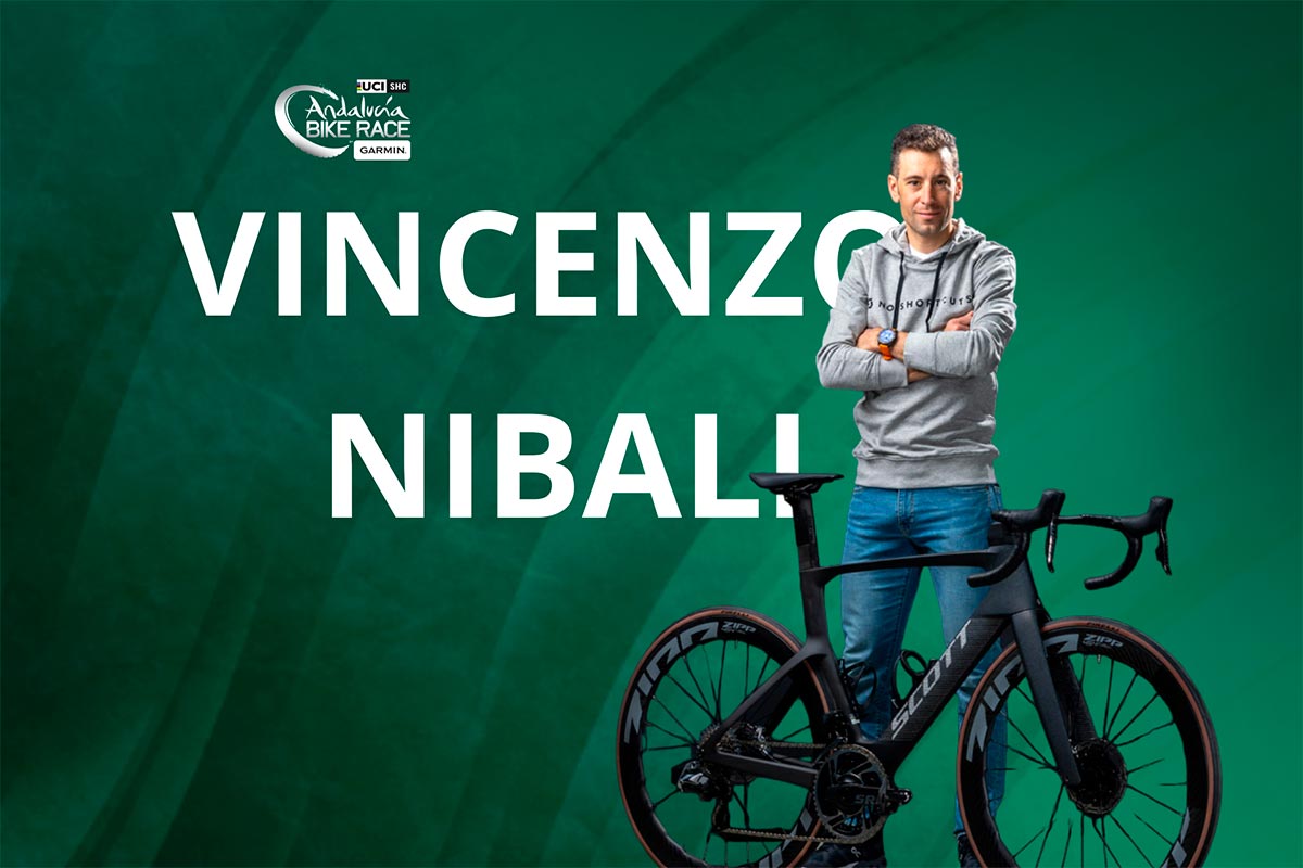 Vincenzo Nibali confirma su participación en la Andalucía Bike Race 2023