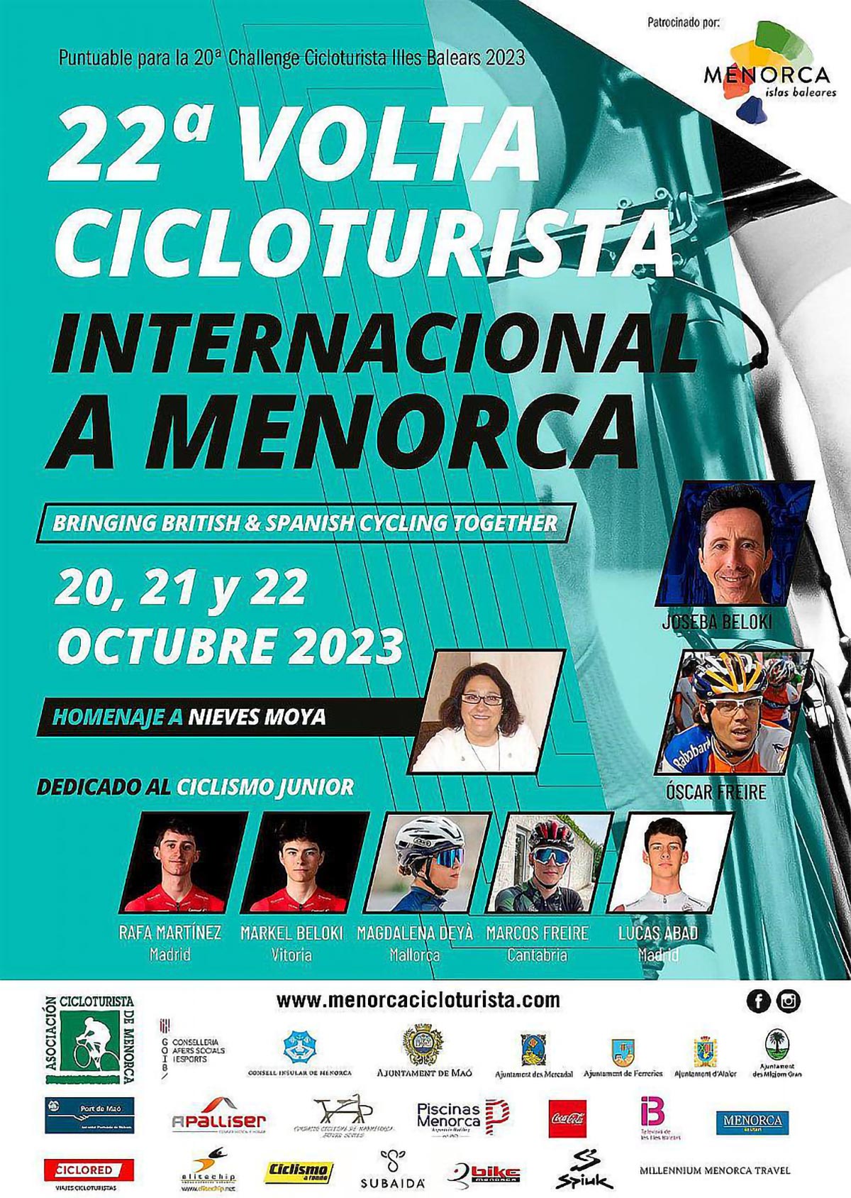 Todo a punto para la Volta Cicloturista Internacional a Menorca 2023, una de las más esperadas del año