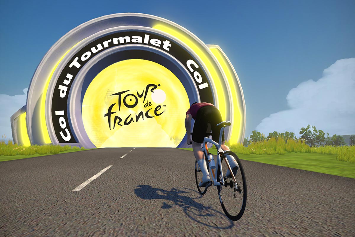 Zwift estrena los Climb Portal, unos portales virtuales donde acceder a los ascensos más legendarios del Tour de Francia