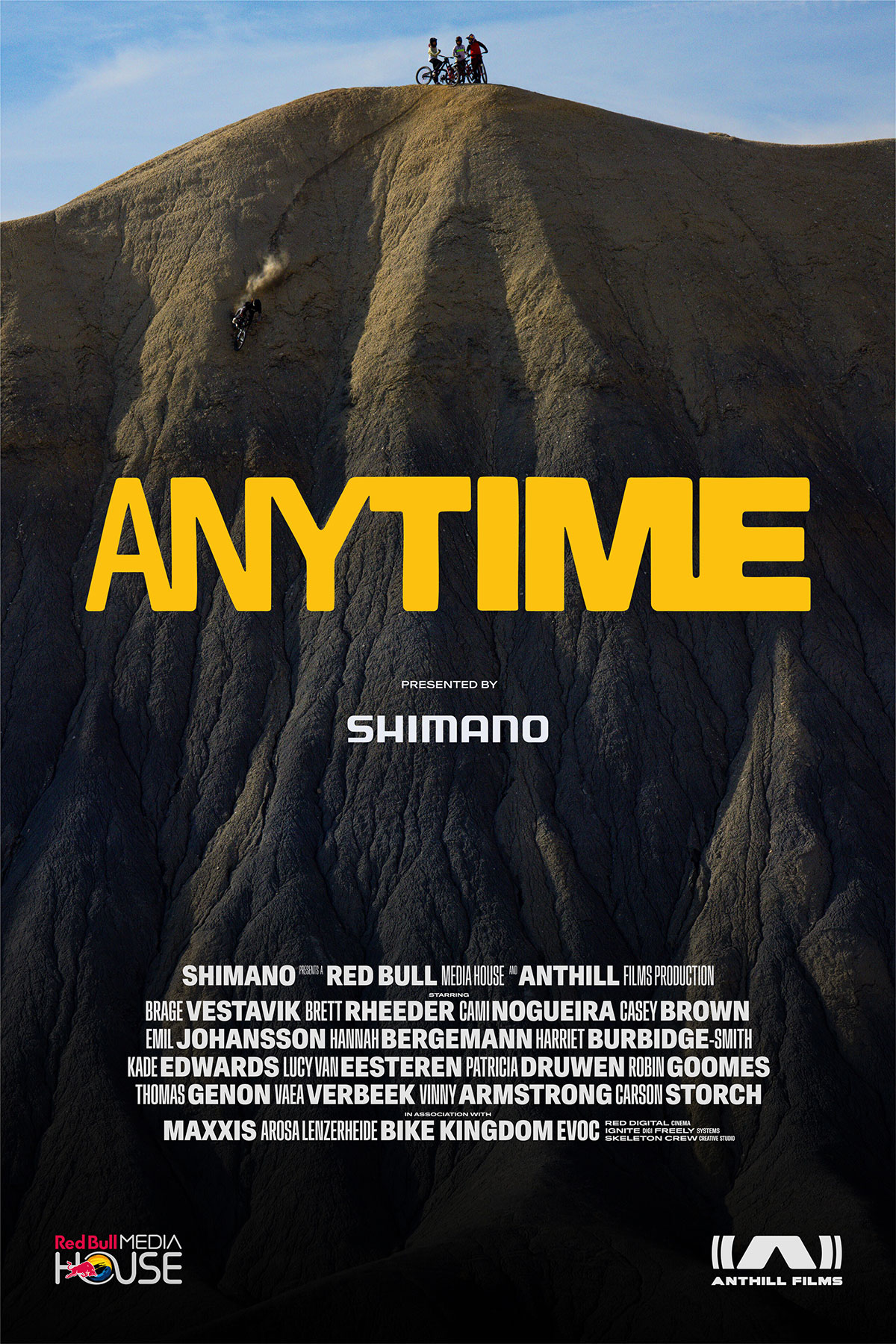 Estreno mundial de ANYTIME en Red Bull TV, la película que redefine el ciclismo de montaña