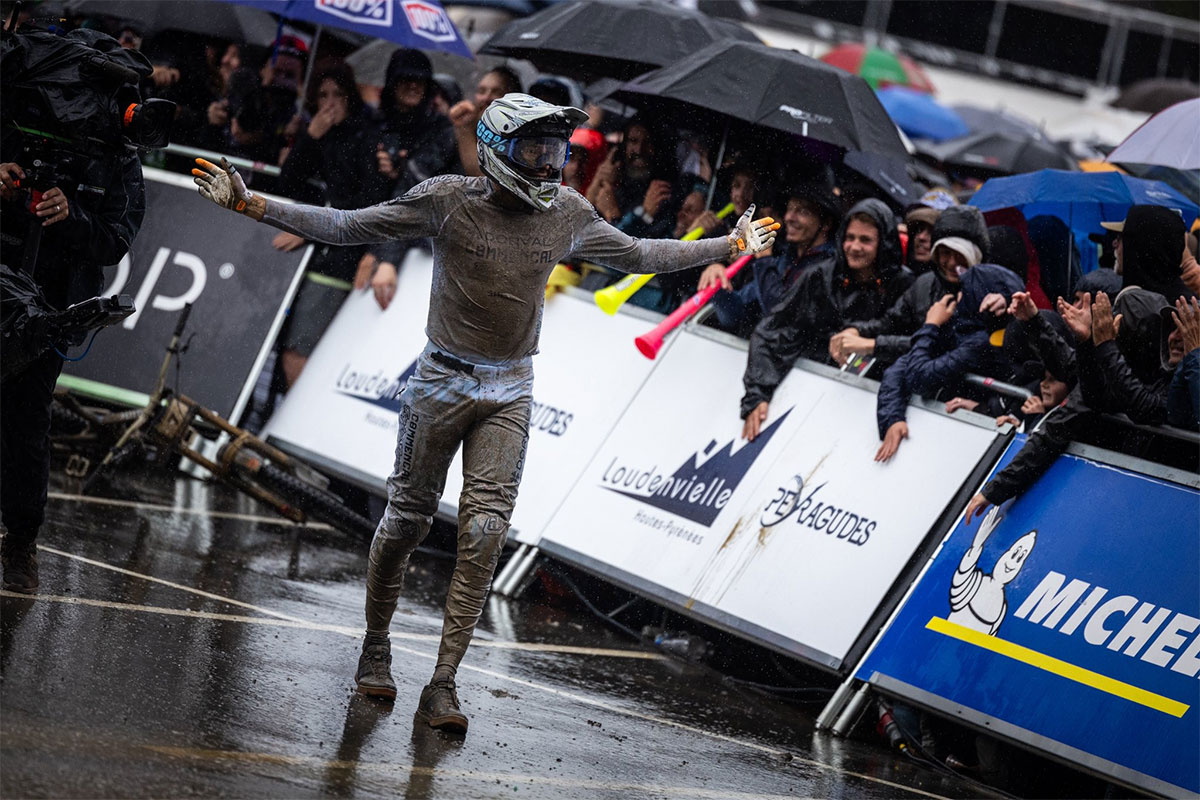 Copa del Mundo de Descenso 2024: la bajada ganadora de Benoit Coulanges en Loudenvielle