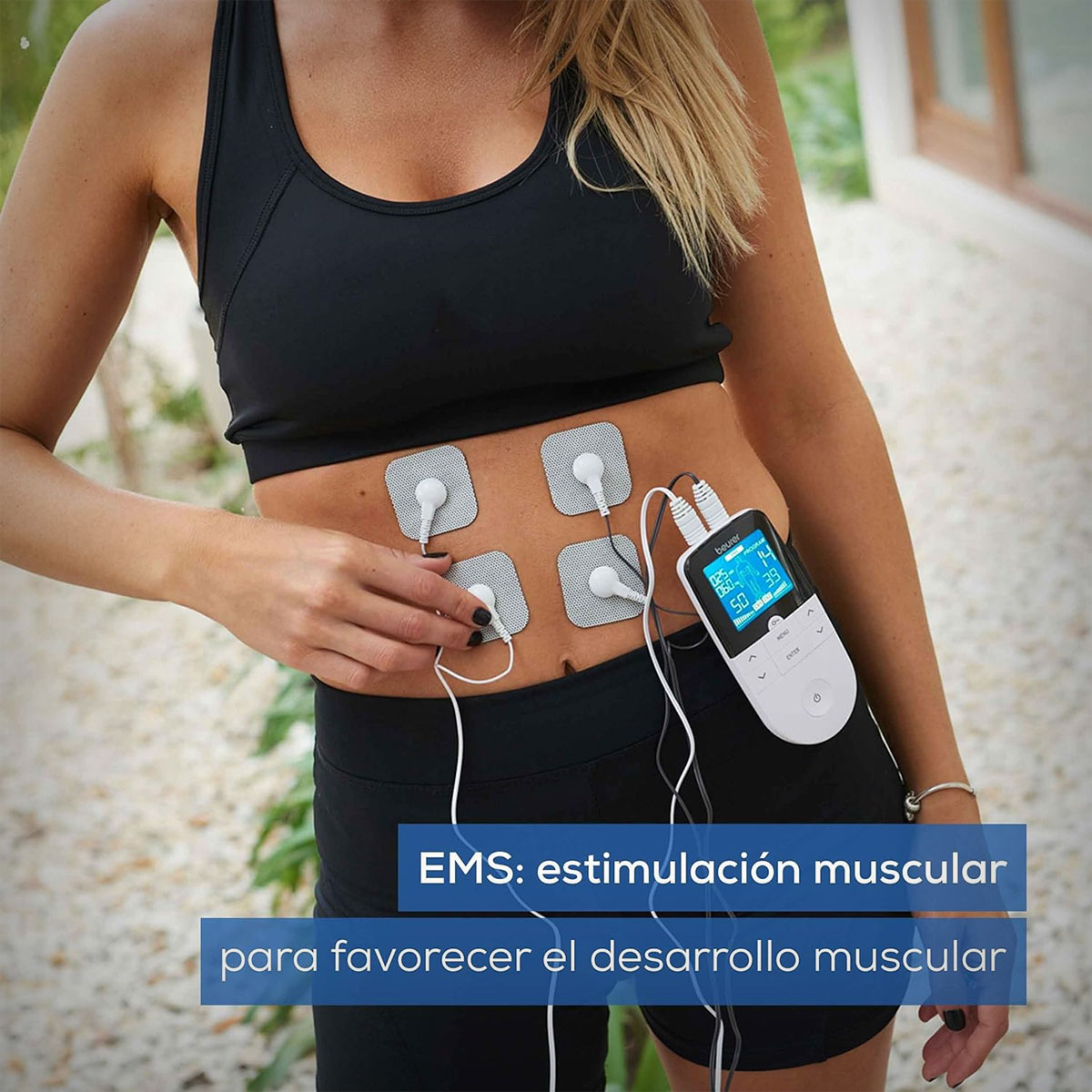 Beurer EM 49 Digital, el electroestimulador con función de masaje deportivo (EMS) y alivio del dolor (TENS) que arrasa en Amazon
