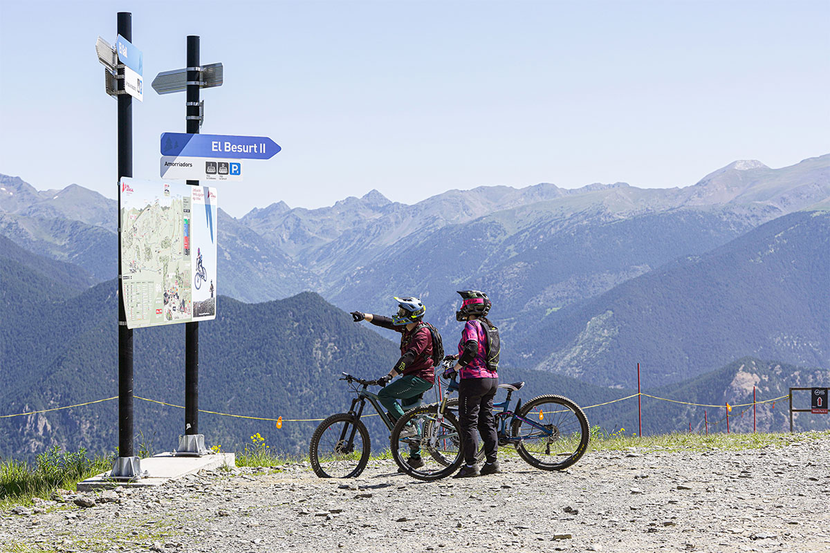 El Bike Park de Pal Arinsal cierra la temporada este fin de semana con todas sus instalaciones operativas