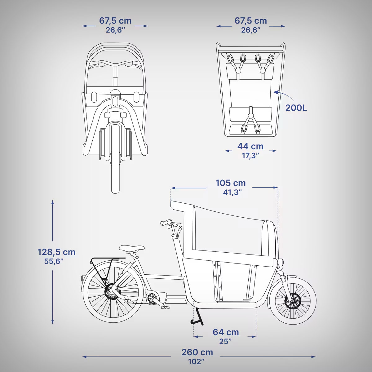 Decathlon presenta (y rebaja) la Velocargo F900E: una imponente bicicleta eléctrica de carga ideal para familias