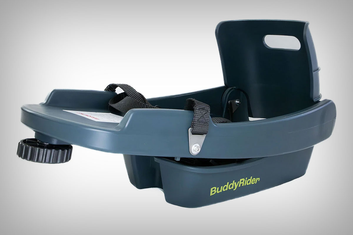 BuddyRider: un asiento específico para mascotas que permite llevar a un perro o gato en bicicleta de forma segura