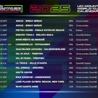 Presentado el calendario de la Copa del Mundo de Mountain Bike 2025: nueva sede y regreso de favoritas