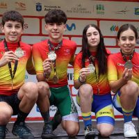 Iker Pérez y Laia Rodríguez se proclaman campeones de España de MTB en categoría Cadete en los Escolares de Avilés