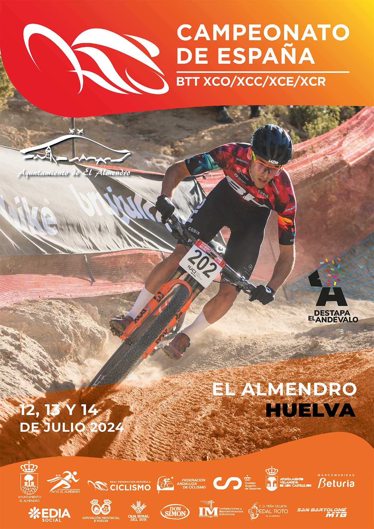 Los campeones de España de XCO, XCE, XCR y Short Track de 2024 se deciden este fin de semana en El Almendro