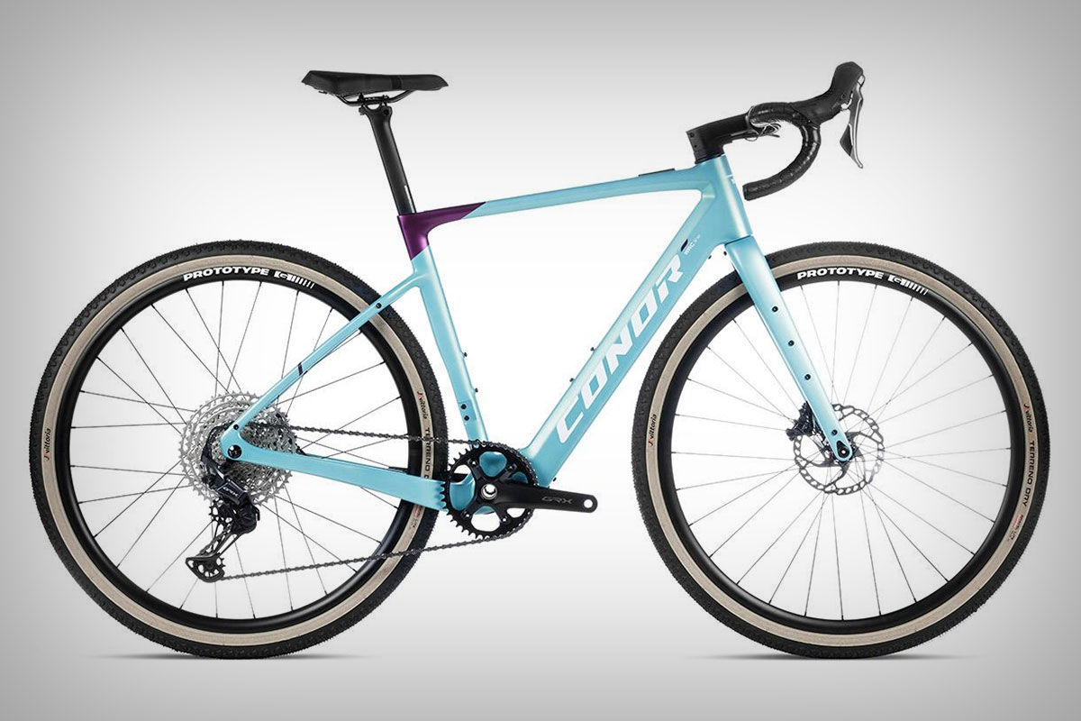 Conor E-Selva: una llamativa bici eléctrica de gravel con motor Mahle, cuadro de carbono y Shimano GRX