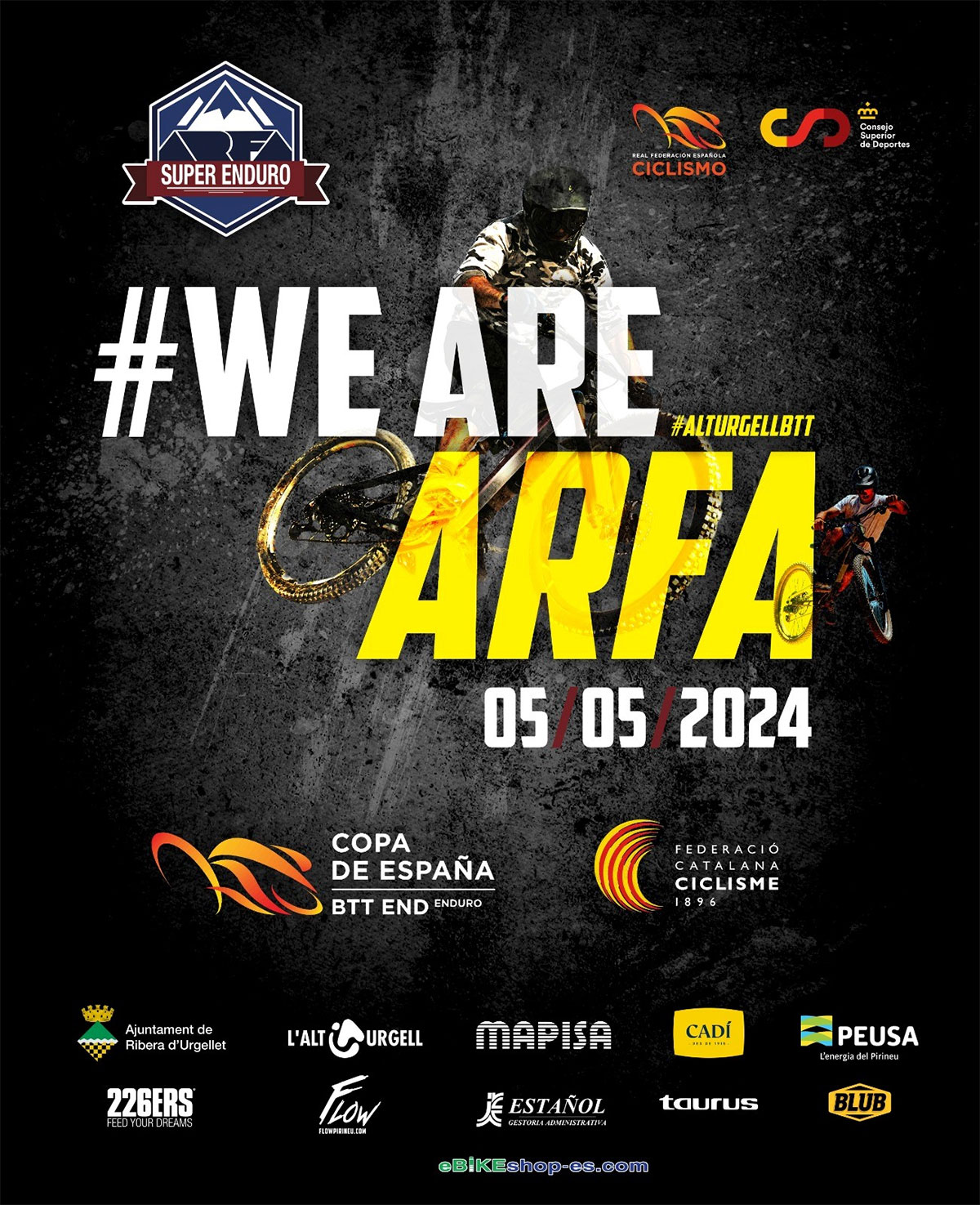 La Copa de España de Enduro 2024 encara su recta final con la disputa del 12A Súper Enduro Arfa
