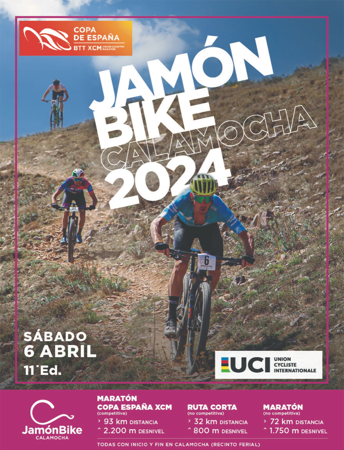 La edición 2024 de la Copa de España de XCM arranca con la disputa de la Jamón Bike Calamocha