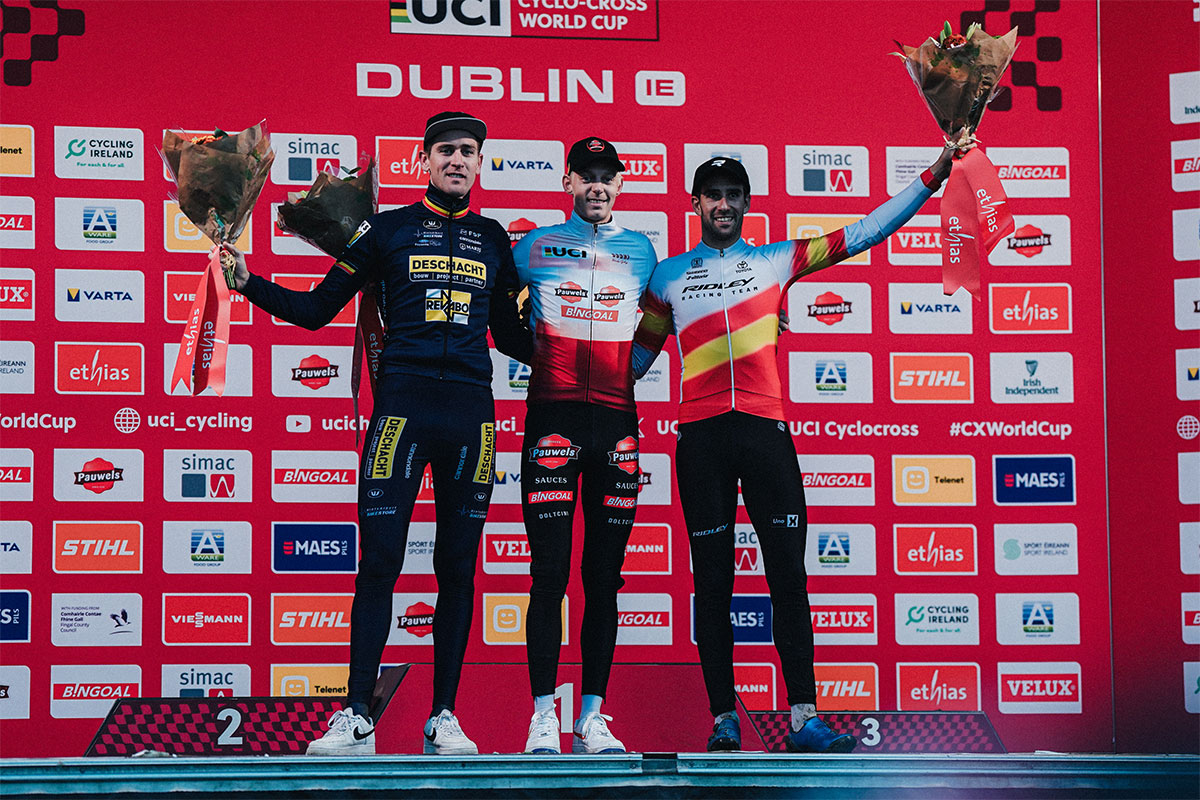 Copa del Mundo de Ciclocross 2024-25: clasificaciones completas de Dublín