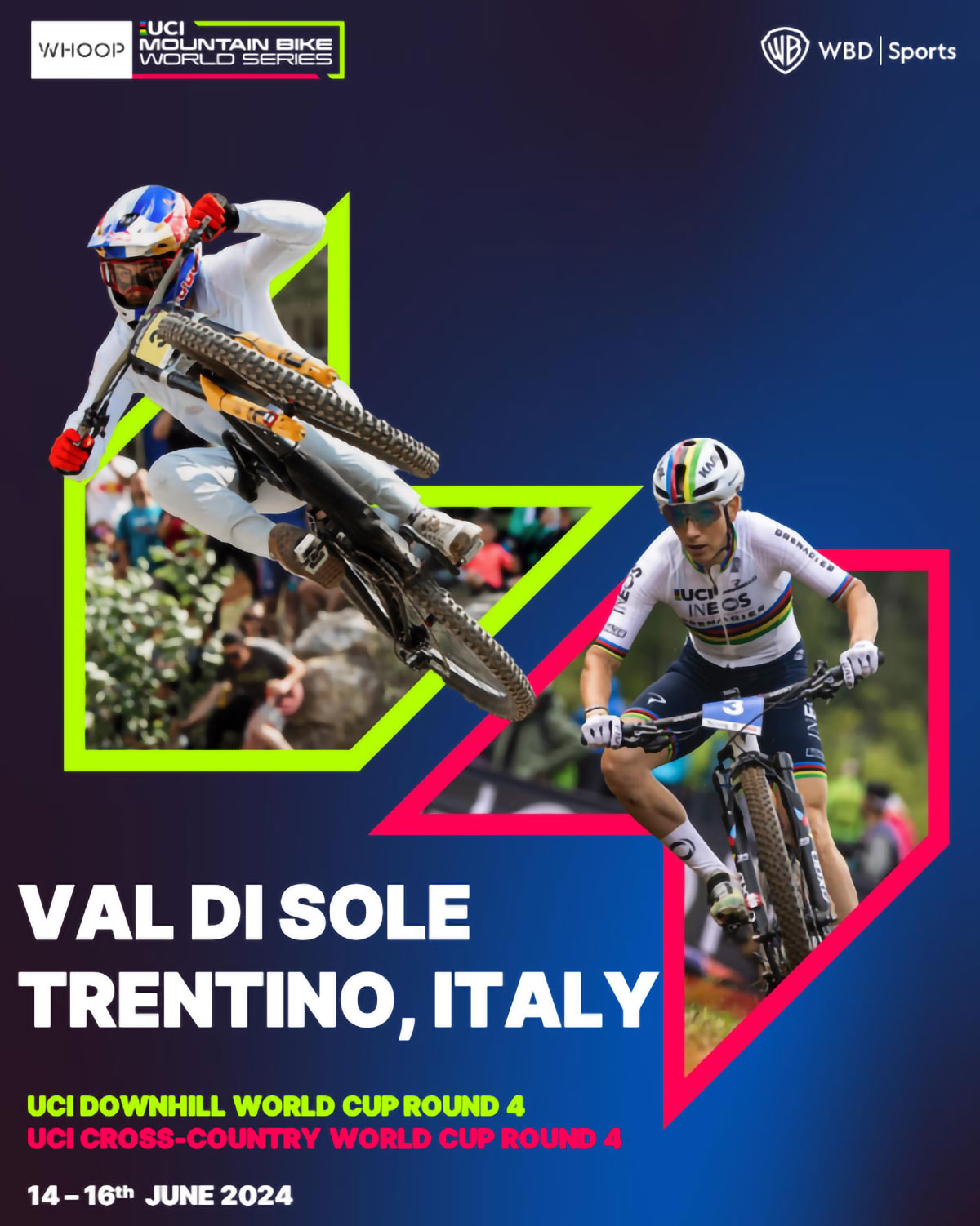 Todo a punto para la imperdible cuarta ronda de la Copa del Mundo de Mountain Bike en Val di Sole: el programa de carreras de Short Track, XCO y Descenso