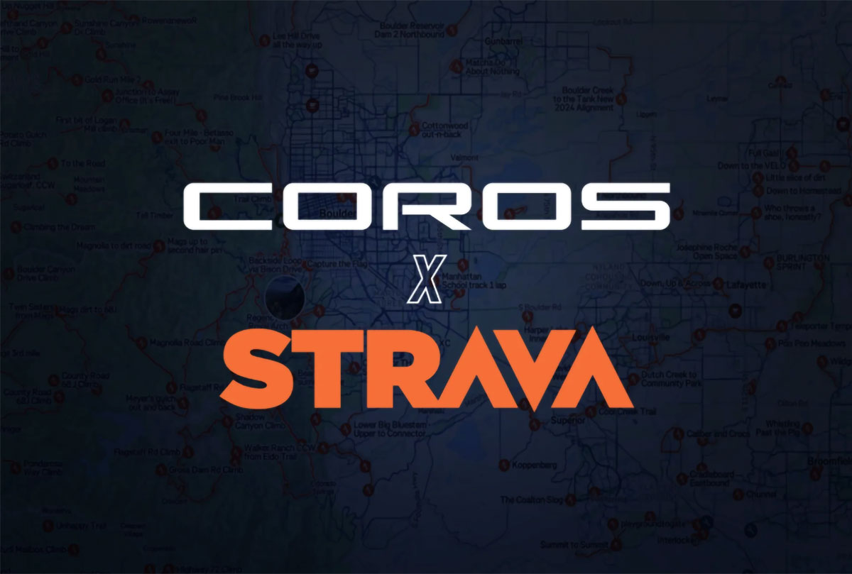 COROS integra los segmentos en vivo de Strava para mejorar la experiencia de entrenamiento