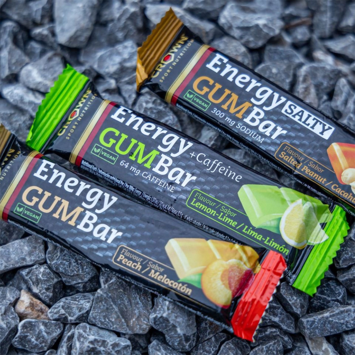 Crown Sport Nutrition Adds Three New Flavors to Their Popular Energy GUM Bar