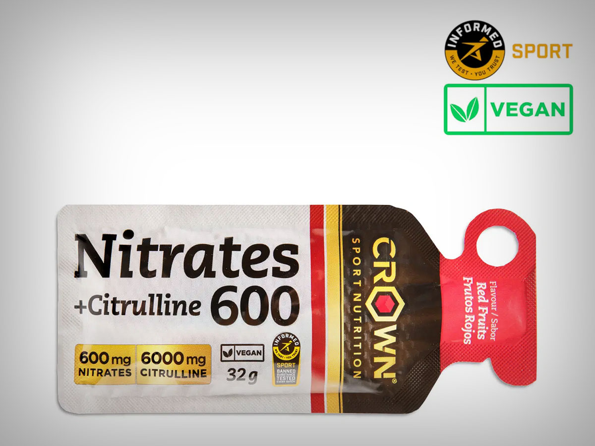 Crown Sport Nutrition presenta el Nitrates 600 + Citrulline, un gel precursor del óxido nítrico para aumentar el rendimiento