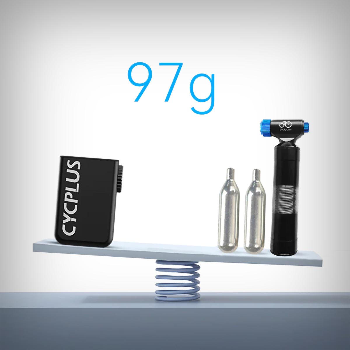 Cycplus Tiny Pump, un mini compresor de aire que cabe en un bolsillo y es capaz de inflar hasta 80 PSI en 80 segundos