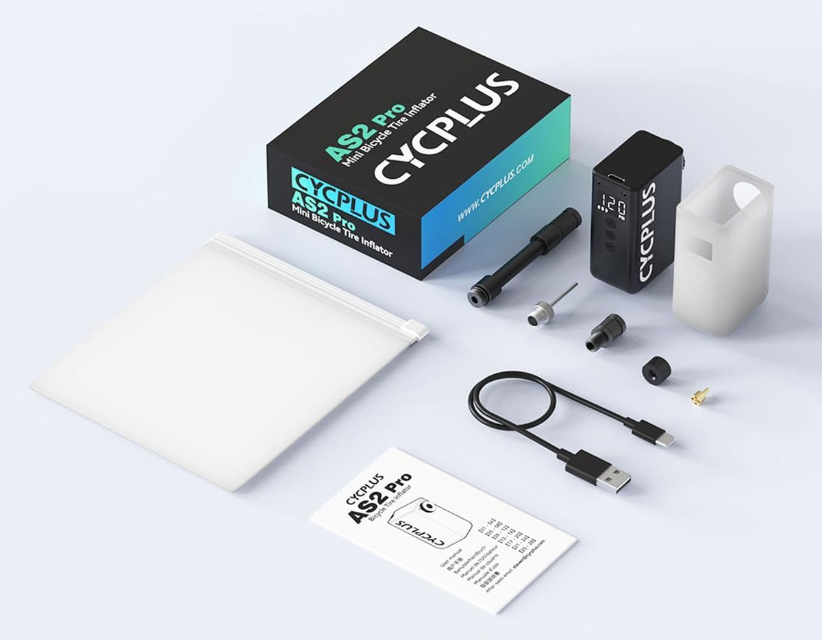 Cycplus Tiny Pump con medidor digital, el mini compresor de aire preferido por los ciclistas que arrasa en ventas en Amazon