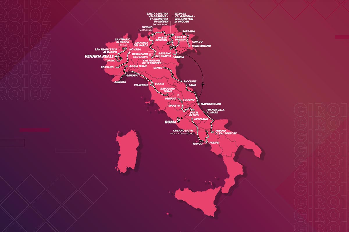 Los 22 equipos confirmados para el Giro de Italia 2024: 18 UCI WorldTeams y 4 UCI ProTeams de 8 ciclistas cada uno