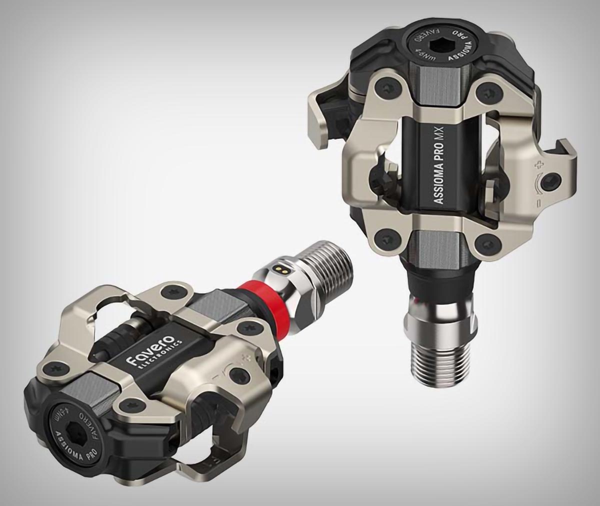 Favero Assioma Pro MX, los pedales automáticos más económicos (para MTB y Gravel) con potenciómetro integrado