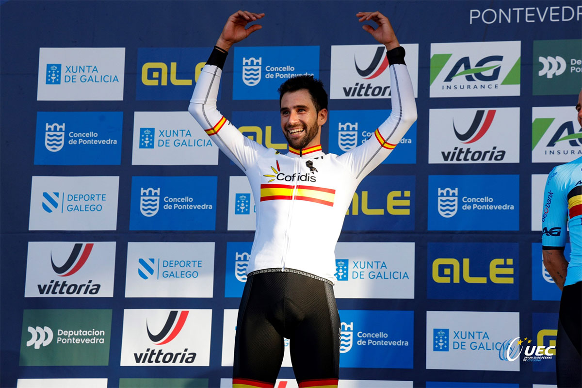 Felipe Orts logra una histórica plata en el Europeo de Ciclocross de Pontevedra