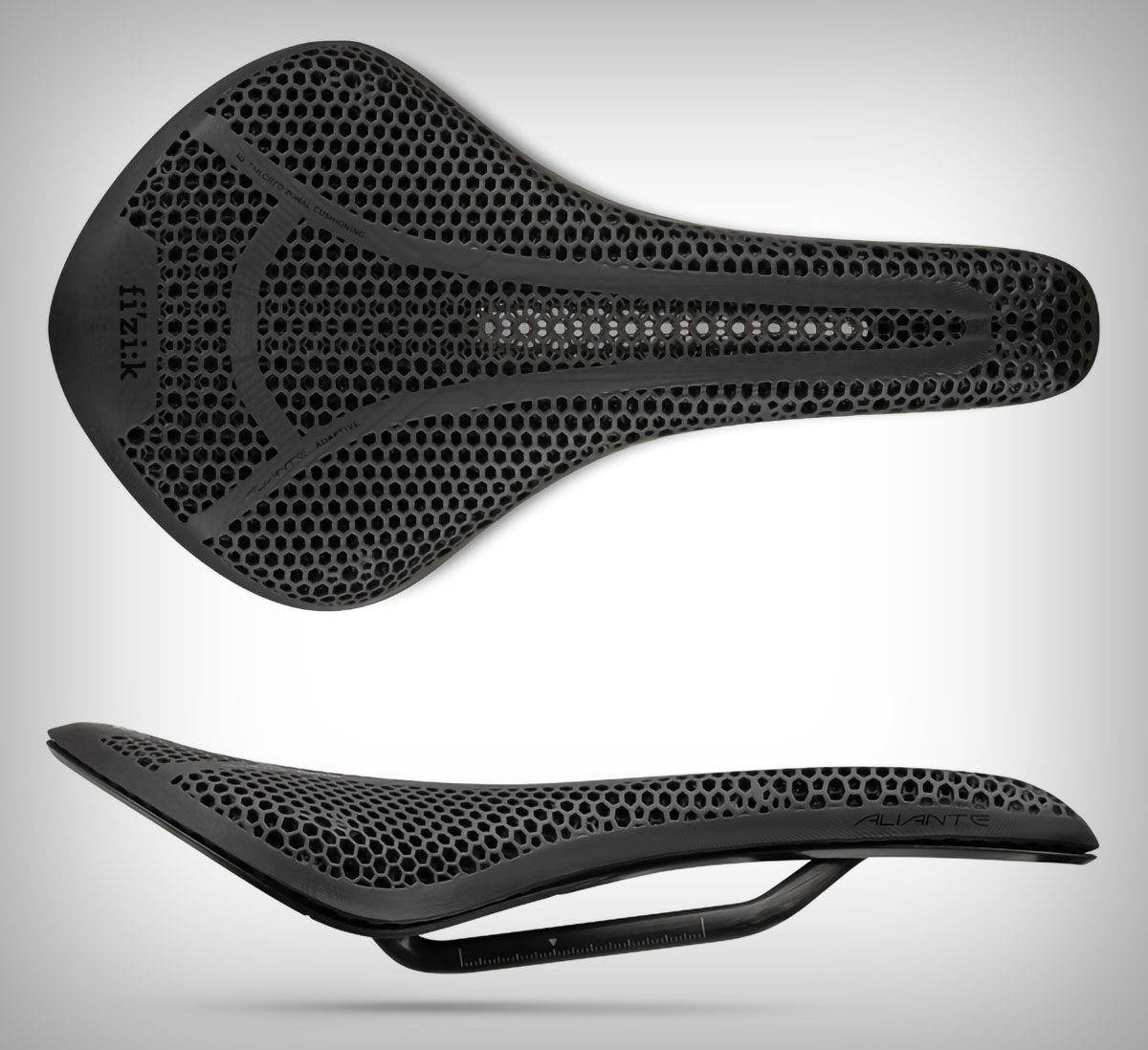 Fizik Tempo Aliante Adaptive, un sillín con acolchado impreso en 3D para priorizar la comodidad en las rutas más largas