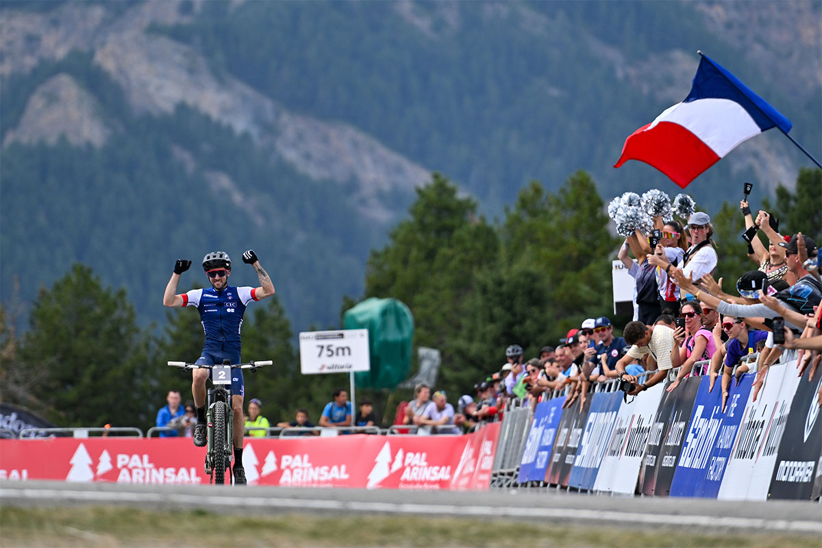 Campeonato del Mundo de E-MTB 2024: Jérome Gilloux y Sofia Wiedenroth se llevan el maillot arcoíris en Andorra