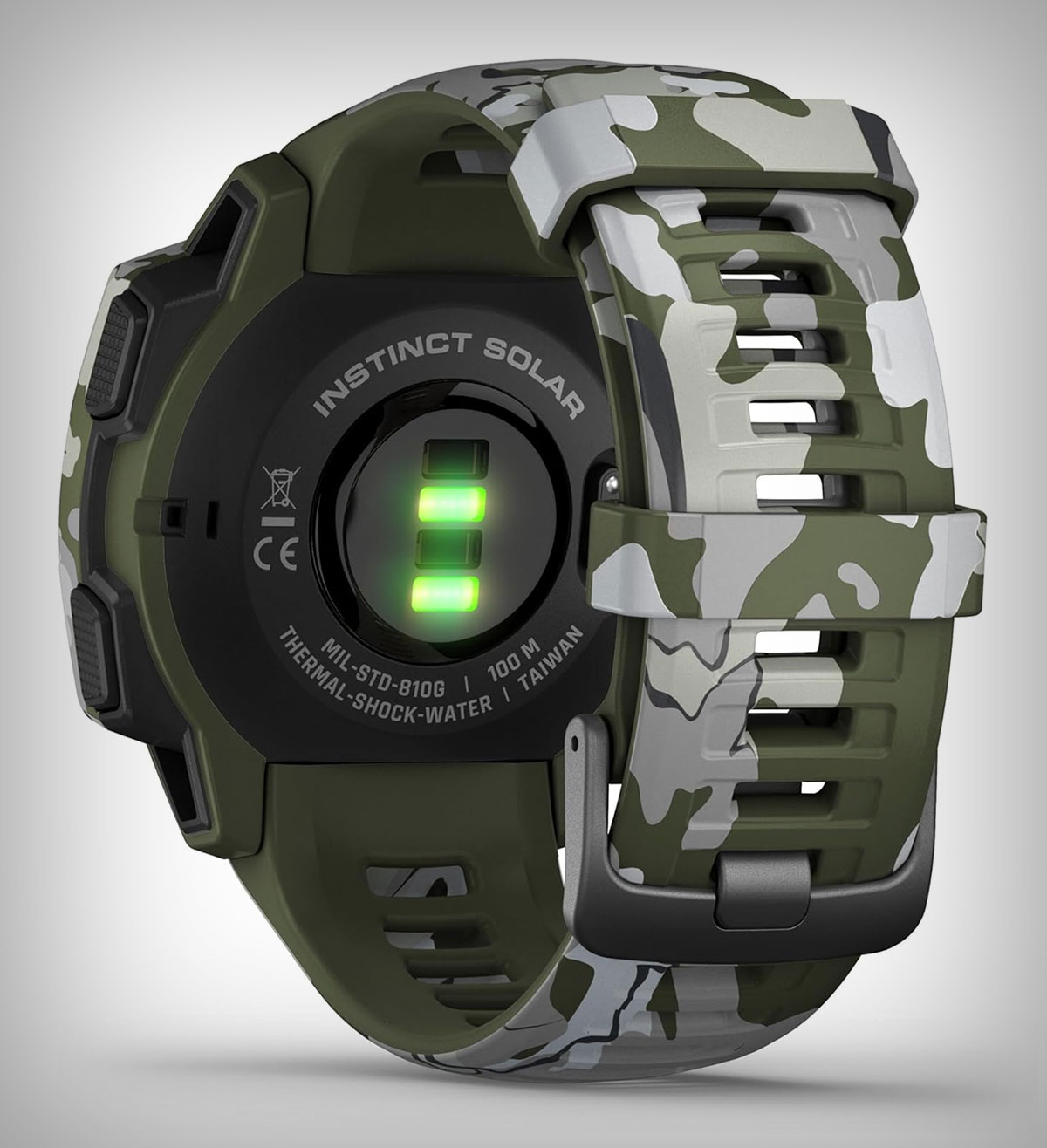 Cazando ofertas: la llamativa versión Camo del Garmin Instinct Solar con GPS y carga solar, a precio mínimo en Amazon