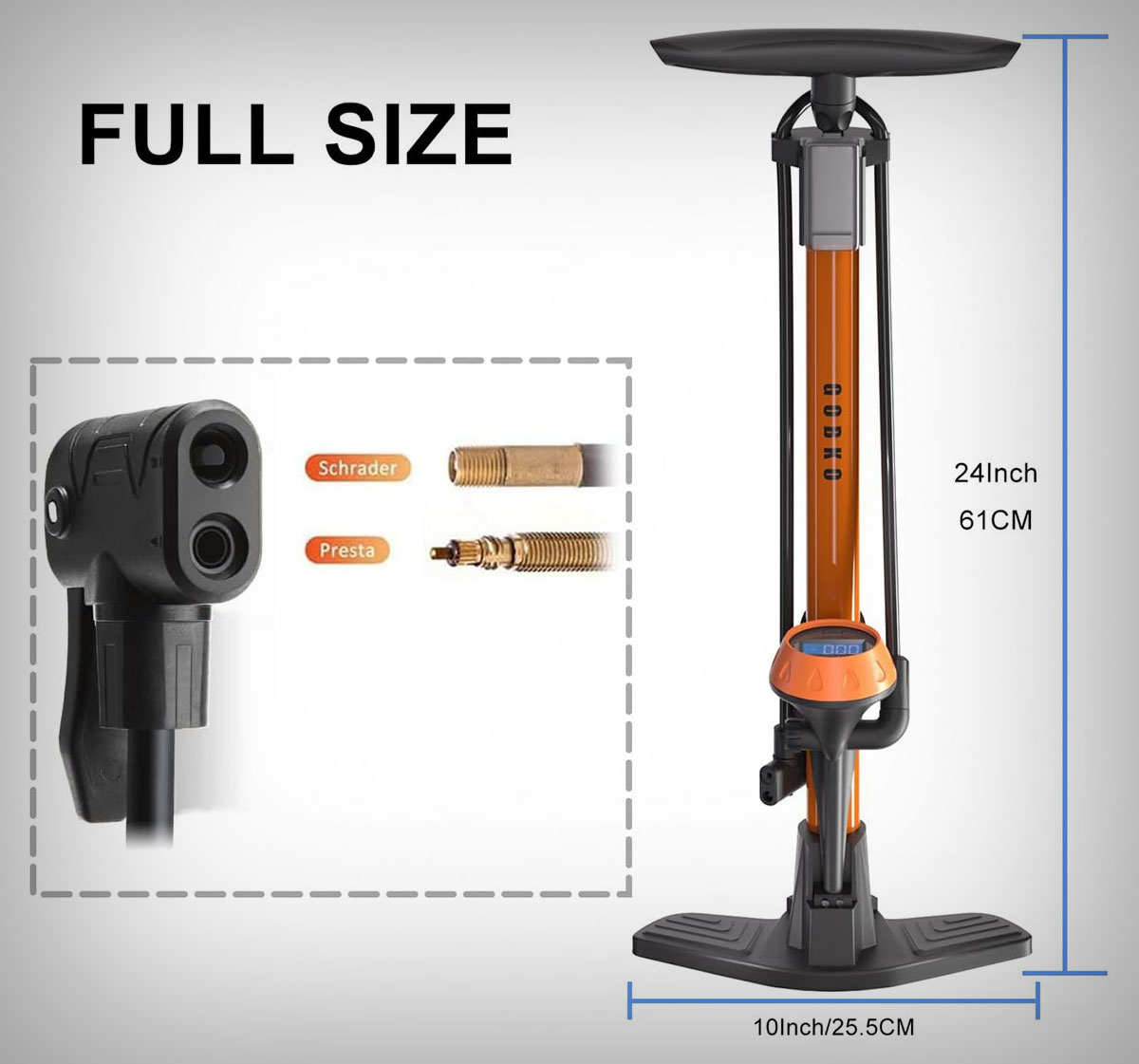 Esta es la bomba de taller más vendida de Amazon: con display digital, hasta 160 PSI y compatible con todo tipo de válvulas