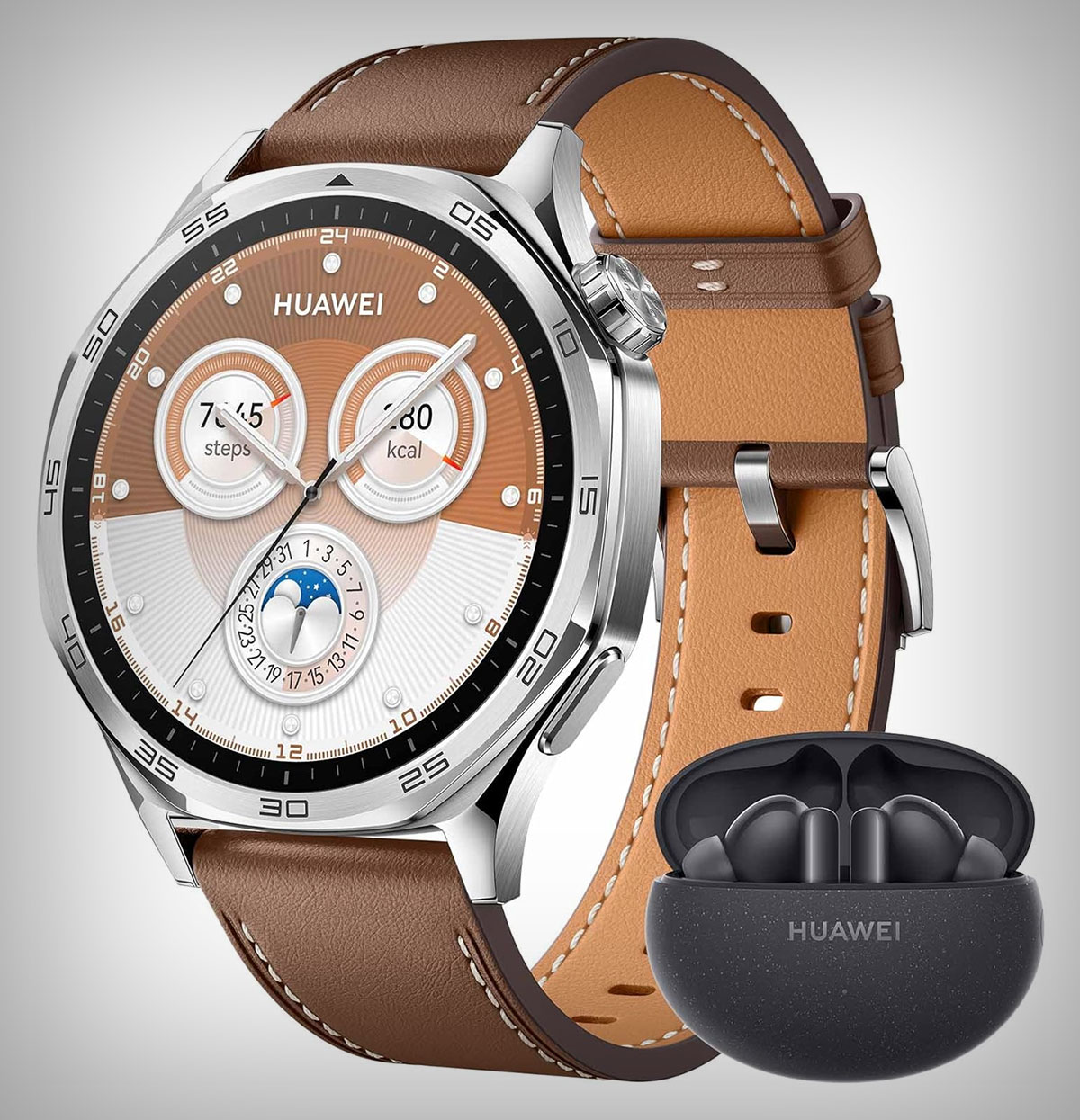 Huawei Watch GT 5, un smartwatch avanzado con auriculares inalámbricos de regalo a precio de Garmin de gama baja