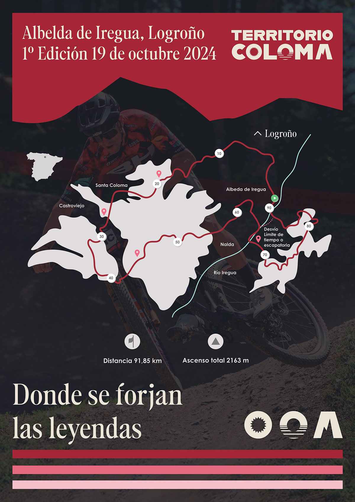 Inscripciones abiertas para Territorio Coloma, la nueva prueba de MTB en La Rioja que promete convertirse en una referencia