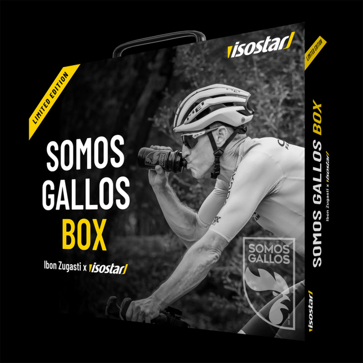 Isostar Somos Gallos Box, un lote con los productos favoritos de Ibon Zugasti para antes, durante y después del ejercicio