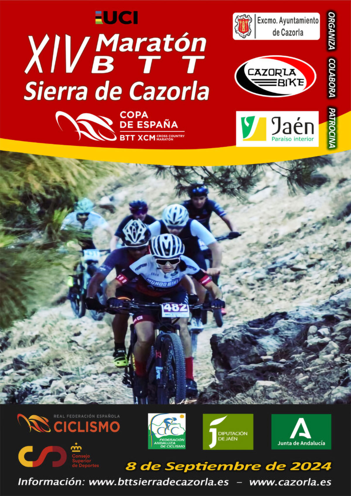 La Copa de España de XCM 2024 se decide en el XIV Maratón BTT Sierra de Cazorla