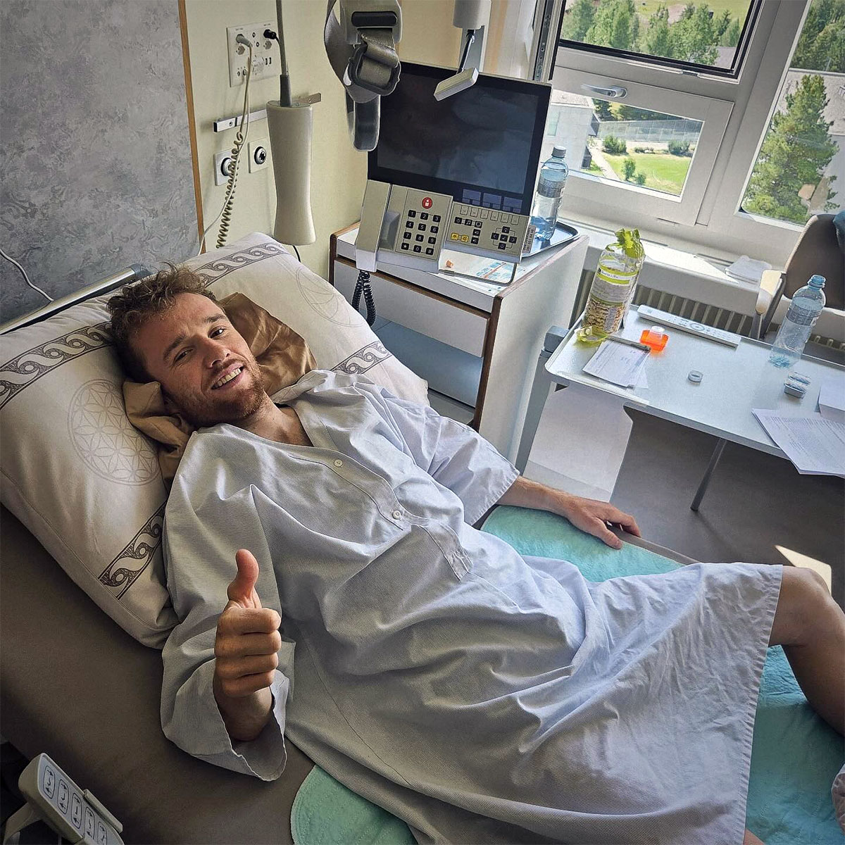 Mathias Fluckiger, duda para el Mundial de Andorra tras ser operado de urgencia por una apendicitis