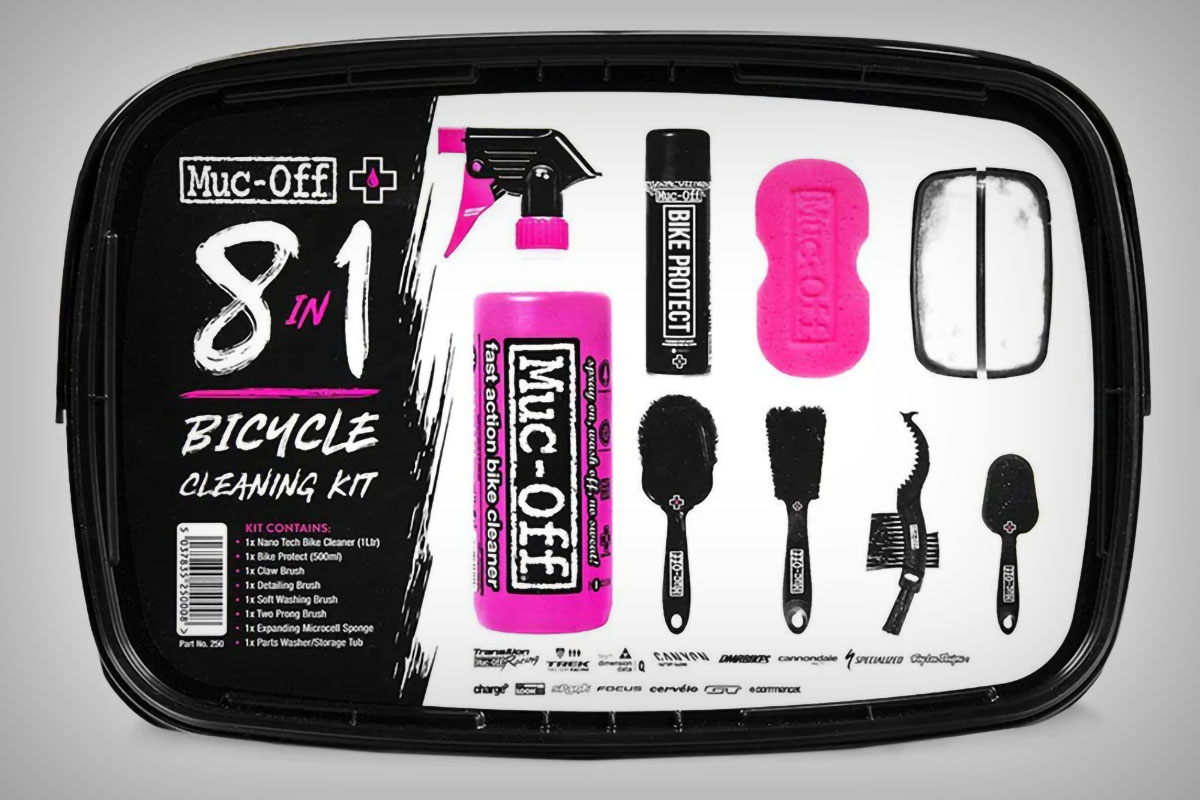 Kit de limpieza 8 en 1 de Muc-Off: una solución integral para mantener la bicicleta como recién salida de la tienda