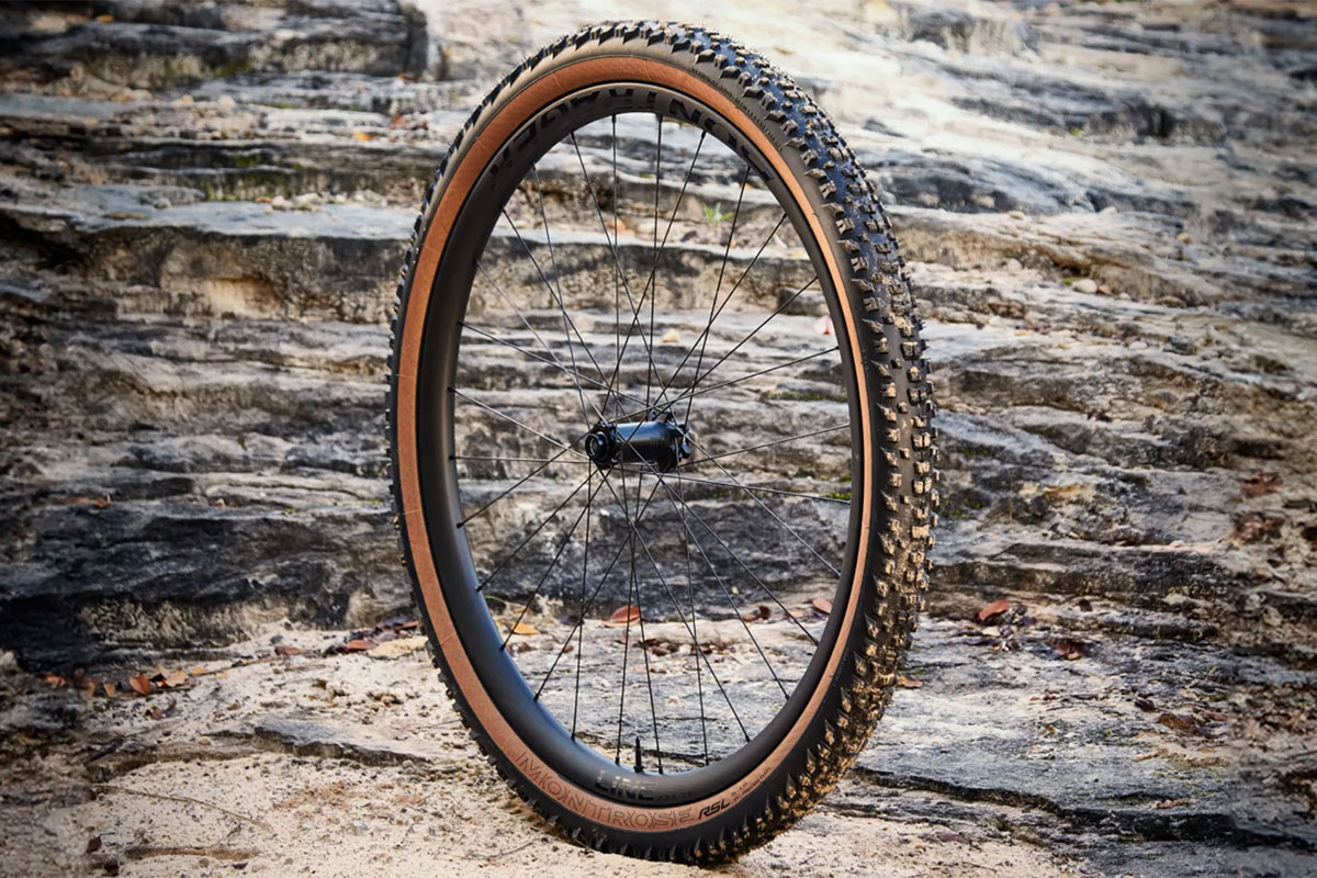These are the new MTB tires from Bontrager: Gunnison, Montrose, Sainte-Anne, and Vallnord