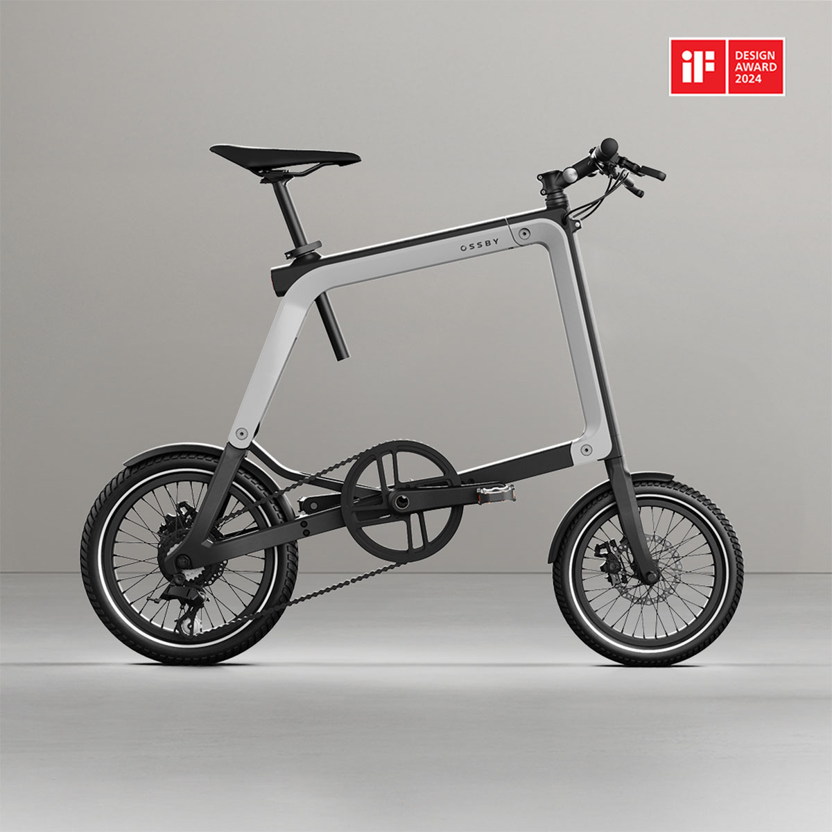 La Ossby GEO, una bicicleta eléctrica plegable de diseño único, se lleva un prestigioso premio IF Design