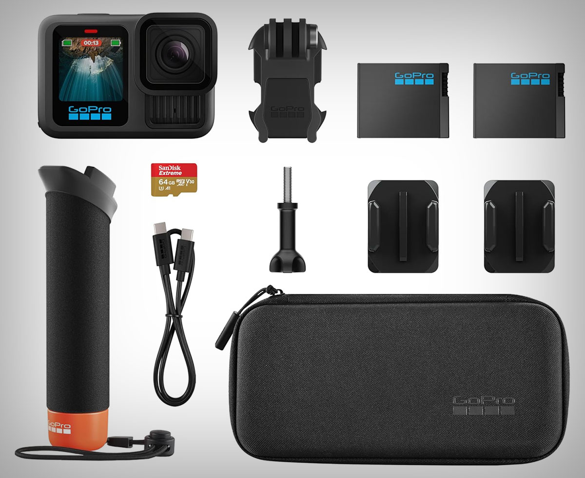 No es un error: el completísimo pack GoPro HERO13 Black con accesorios, más barato que la cámara suelta