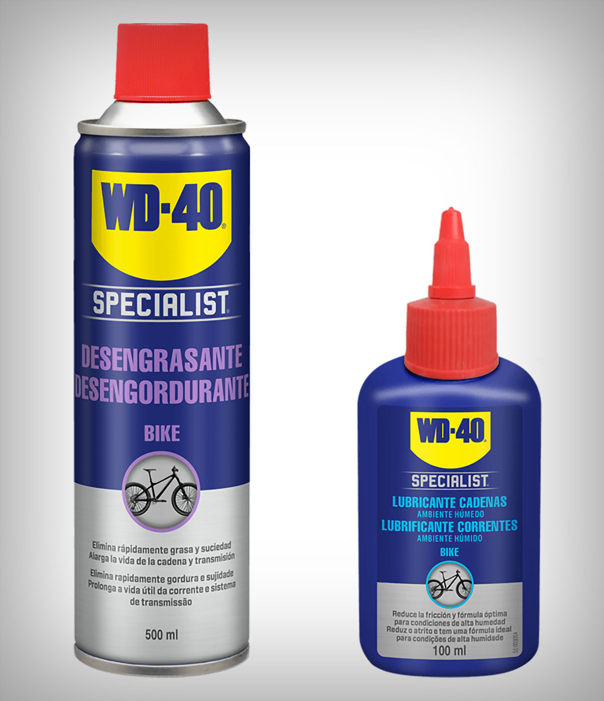 WD-40 Bike, el pack indispensable para el mantenimiento de la cadena de la bicicleta en condiciones húmedas